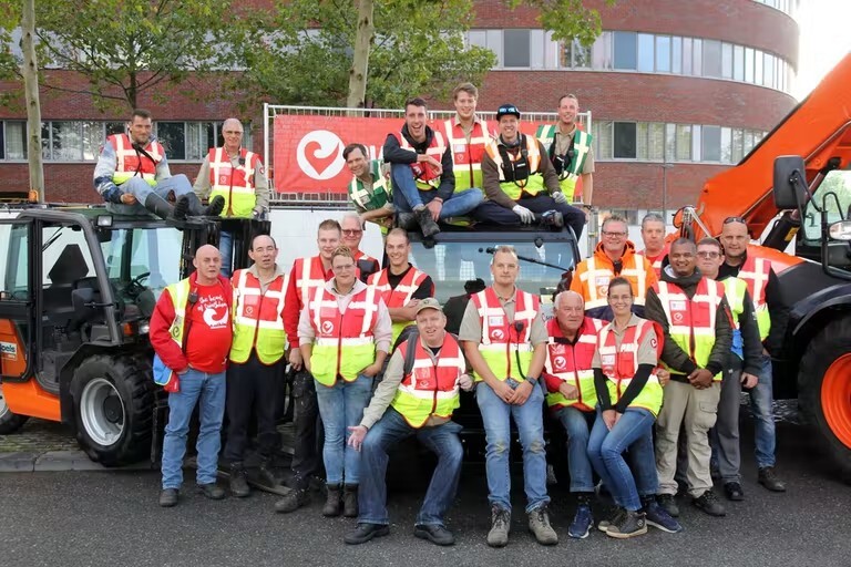 Op- en afbouw Esplanade